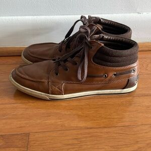 Aldo Mens High Top Shoes Brown Size 9